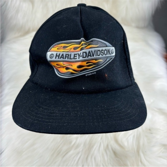 SET OF TWO HARLEY-DAVIDSON ONE SNAPBACK HAT AND OTHER WITH VELCRO SNAP - Picture 9 of 15
